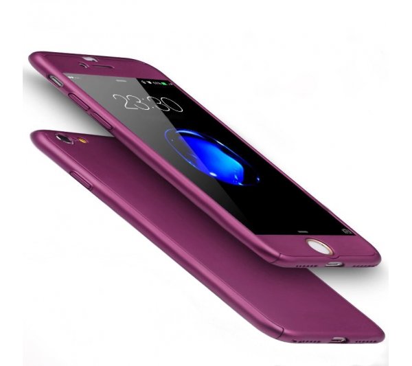 360° kryt iPhone 6 Plus/6S Plus - fialový